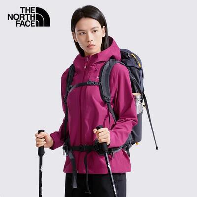 北面户外女士防水硬壳冲锋衣防风