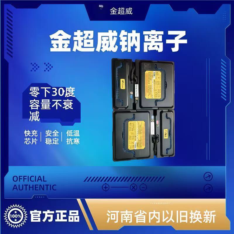 郑州金超威纳离子电池耐低温长寿命电动车电瓶支持快充含原充电器