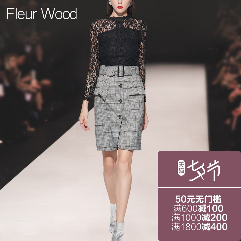 FLEUR WOOD2017Ç^пîÅ®×°Å·ÃÀ³±ÆøÖÊÐÞÉíÏÔÊÝïοմòµ×ÉÀÀÙË¿ÉÀ