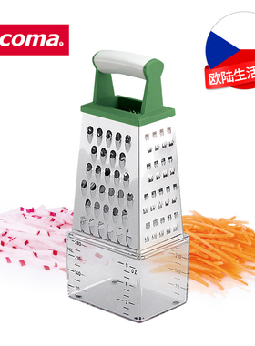 捷克tescoma 四方蔬菜刨 家用多功能不锈钢家用土豆丝萝卜切丝器