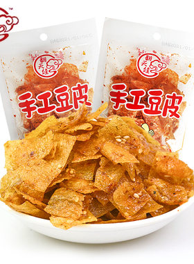 翻天娃湖南特产网红辣条零食香麻辣手撕豆皮辣片儿时怀旧休闲零食