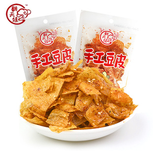 翻天娃湖南特产网红辣条零食香麻辣手撕豆皮辣片儿时怀旧休闲零食