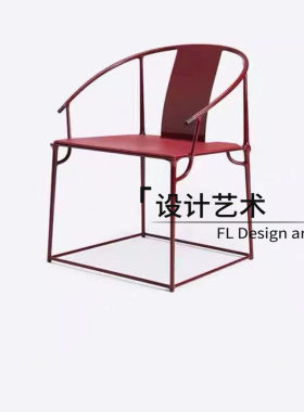中古风全实木小户型餐椅