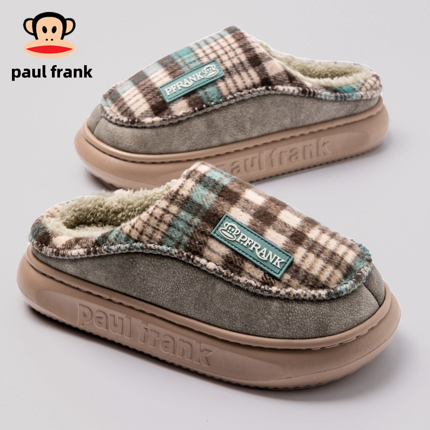 大嘴猴棉拖鞋女士毛绒轻便柔软加厚保暖防寒情侣休闲室内拖鞋男厚,居家布艺,居家棉拖/棉鞋,淘宝优惠券,粉丝福利购,淘宝优惠卷