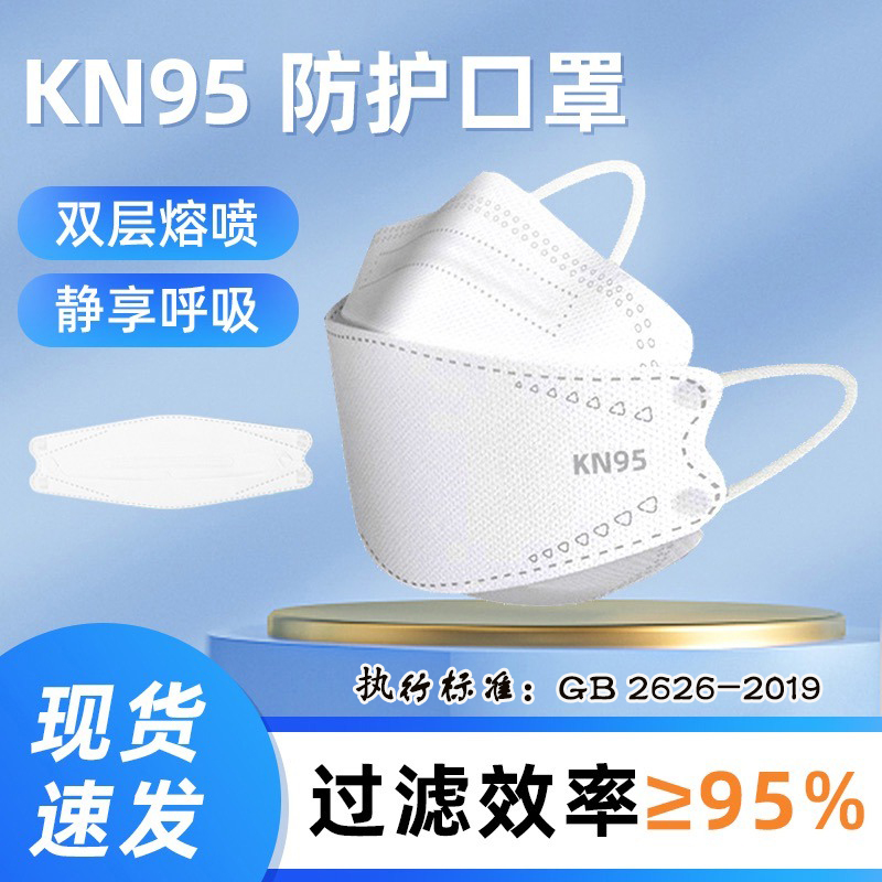 【現貨】新款高顏值95口罩柳葉型一次性防塵3D立體網紅男女潮款15_慧舉醫療器械專營店_醫療器械