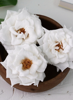 玛丽安02412 永生花diy文艺清新日本进口大地农园法式蔷薇月季