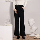 阿依莲a.yilian 立股开叉微喇裤