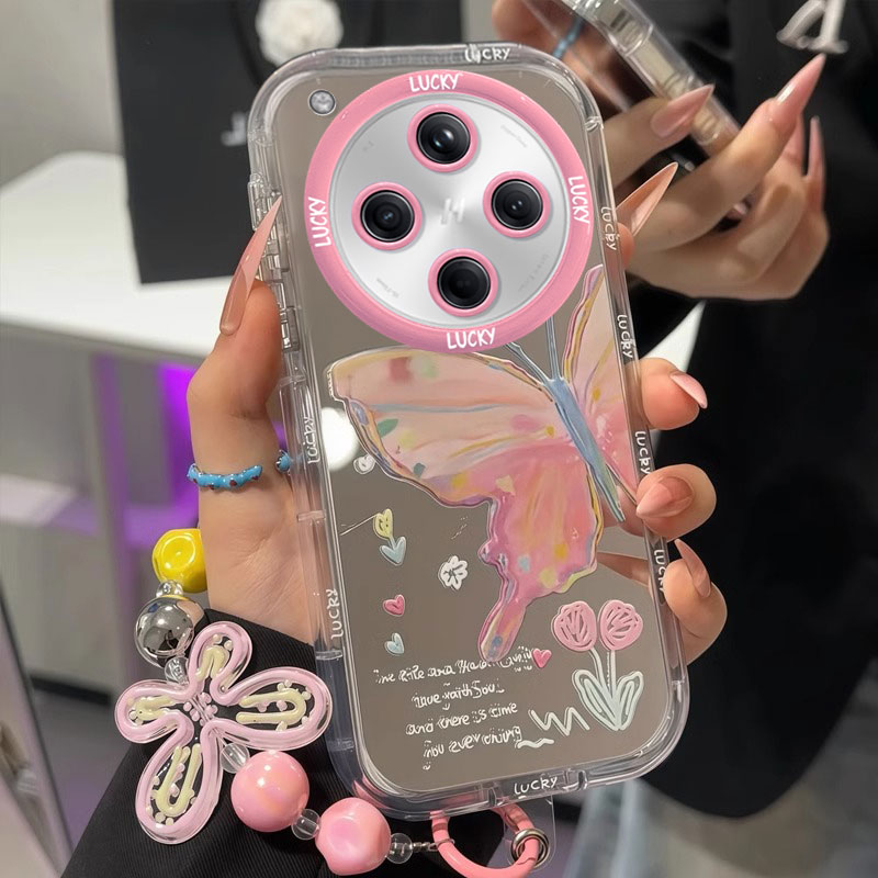 适用oppoFindX系列蝴蝶手机壳