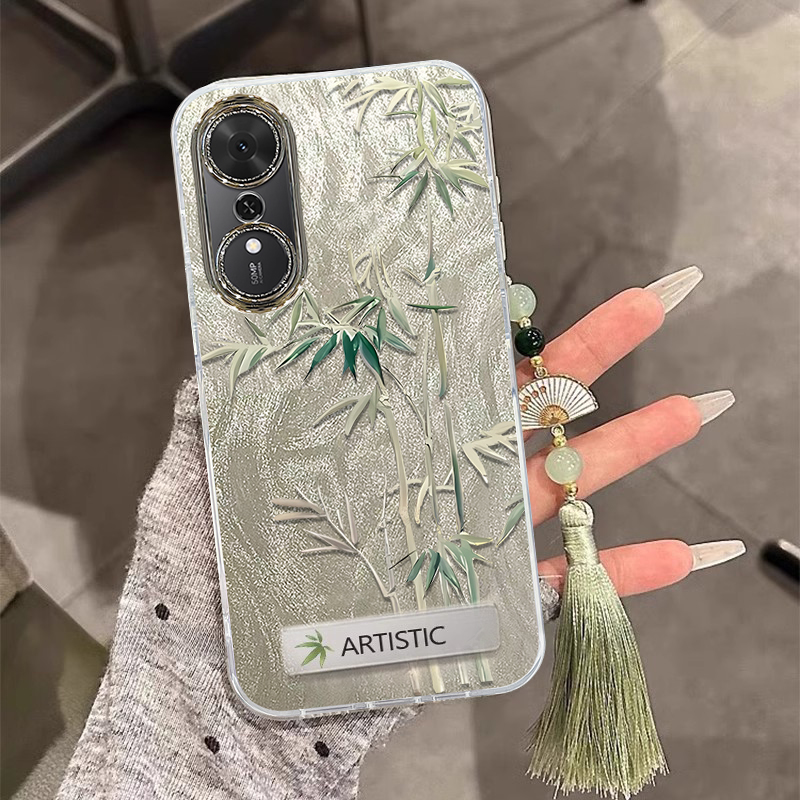 适用畅玩系列玉骨竹手机壳