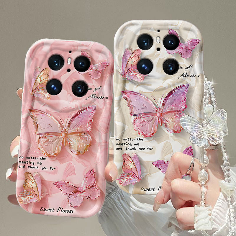 适用英文蝴蝶华为mate70pro+手机壳60RS外壳50E硅胶40轻奢风30少女20保护套新品防摔huawei专用全包爆款奢华
