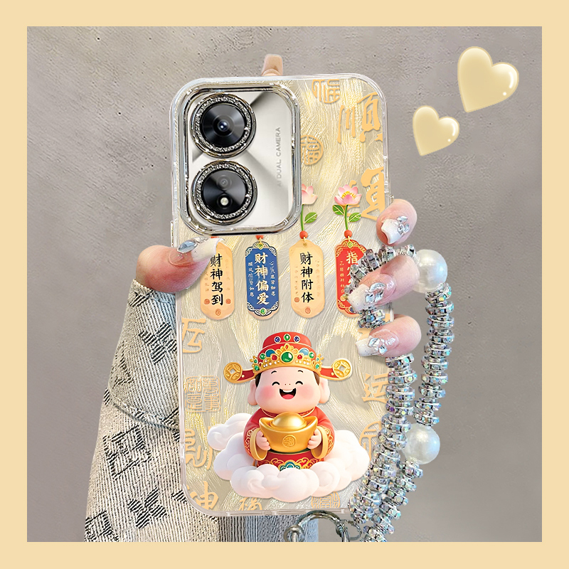 适用OPPOA系列财神爷手机壳