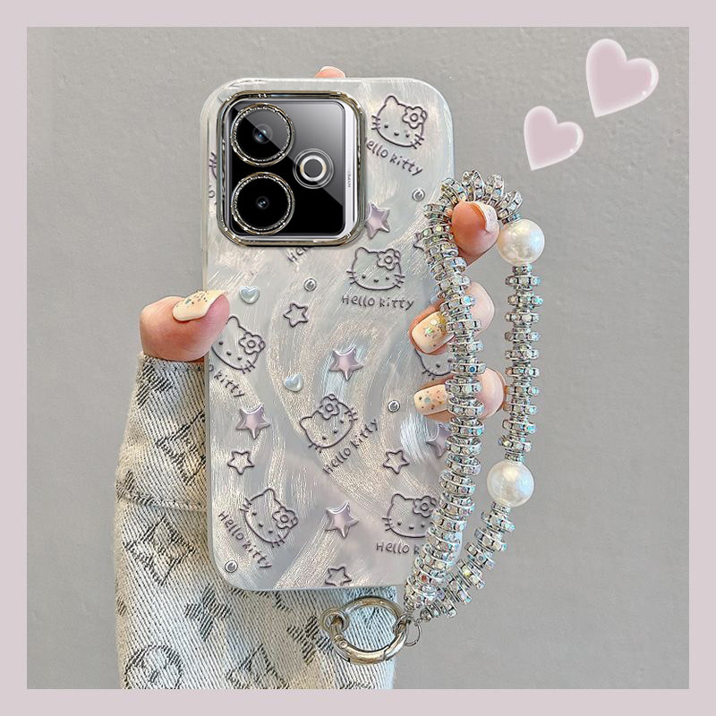 适用爱心KT猫realmeGT7pro竞速版手机壳真我neo7夏日GTNEO6SE保护套5羽纱14PRO+新款13女12带镜头膜11防摔v70,3C数码配件,手机保护套/壳,淘宝优惠券,粉丝福利购,淘宝优惠卷