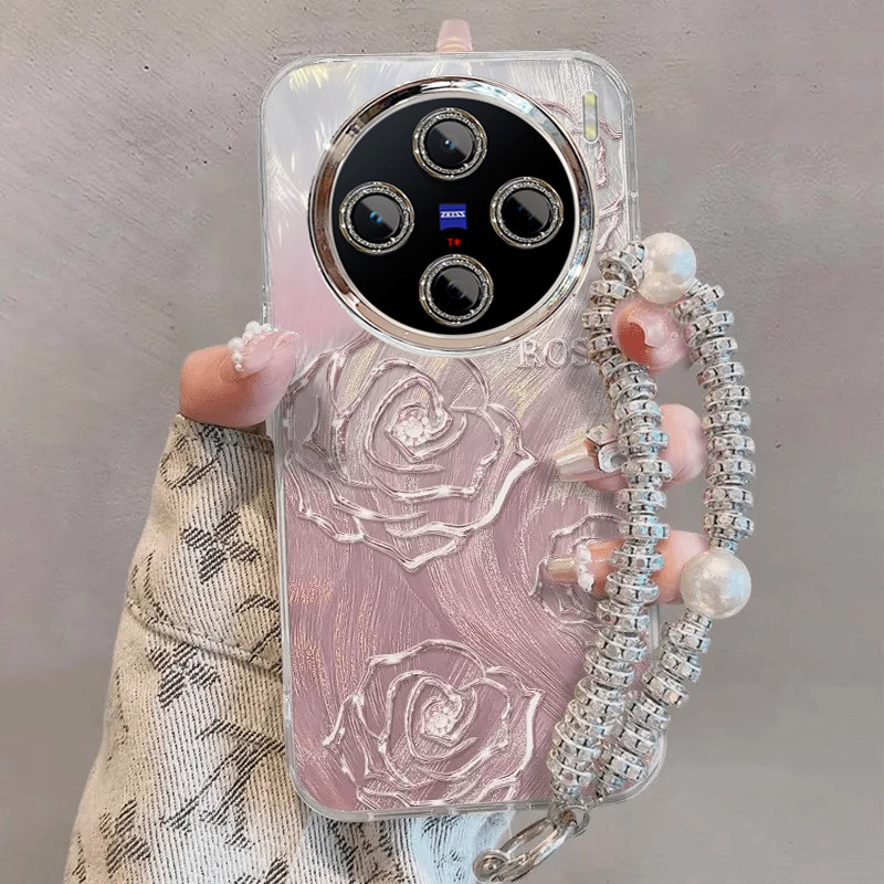 适用粉色玫瑰vivox200promini手机壳x100Ultra夏日x90s夏天x80镜头膜x70渐变x60羽纱x50新款pro+女防摔保护套,3C数码配件,手机保护套/壳,淘宝优惠券,粉丝福利购,淘宝优惠卷