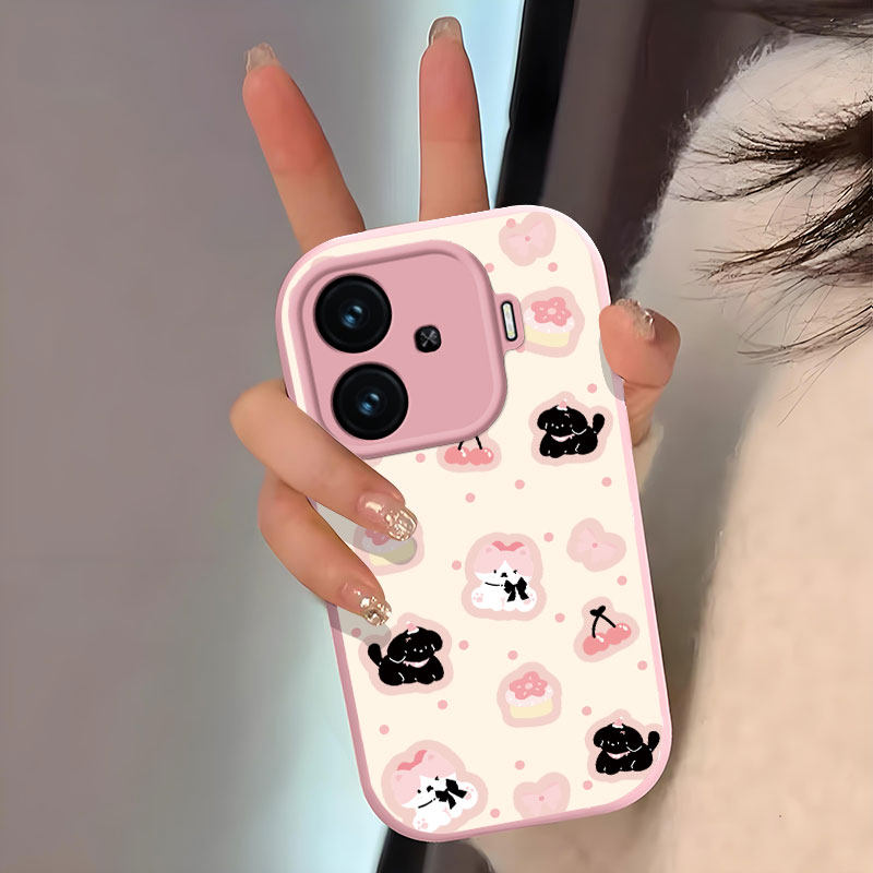 适用樱桃小狗IQOOZ9X手机壳Z8新款Z7女Z6防摔Z5保护套Z3全包爱酷高级感可爱硅胶超火夏日散热时尚卡通创意