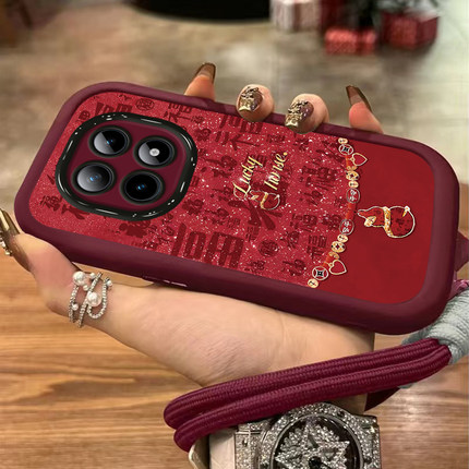 适用闪福葫芦红米note15PRO+手机壳14全包13R红色12turbo防摔11TPRO外10本命年9马年redmi新款7女8保护套2026