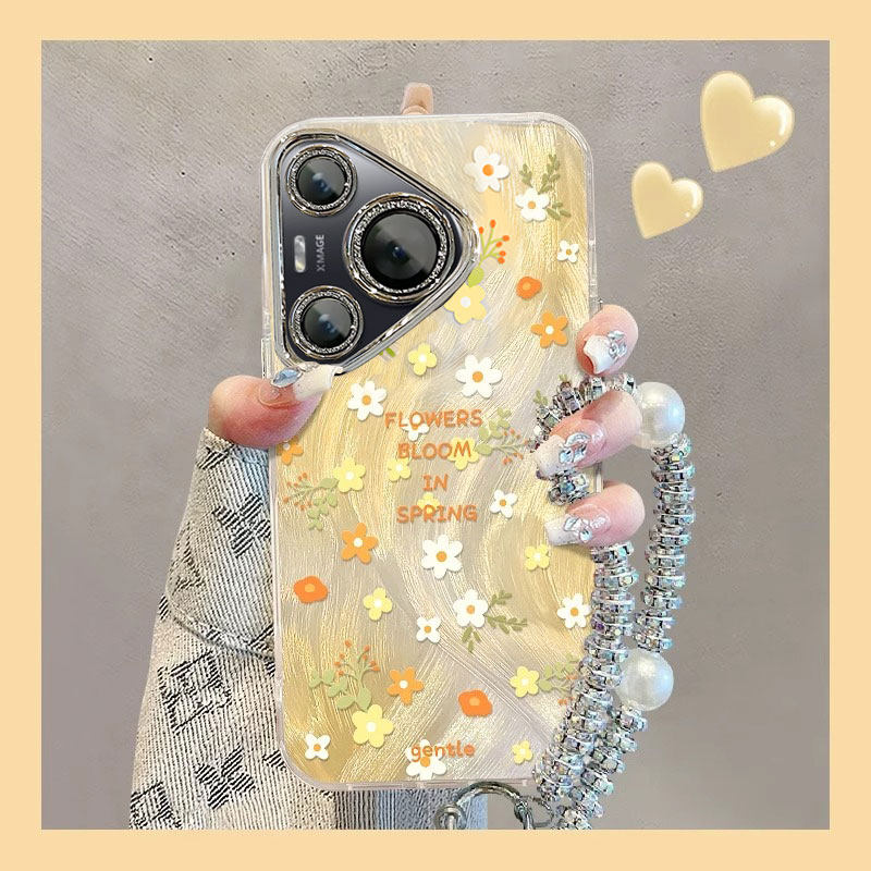 适用坚果碎花华为nova13pro手机保护壳12Ultra可爱11se夏日10女9新款8防摔7保护套6自带5挂绳活力版轻薄全包