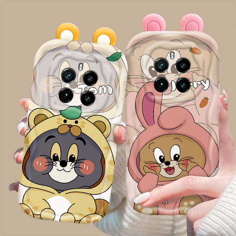 适用realme真我12pro至尊版手机保护壳新款真我11Pro+女款真我10pro+挂绳卡通潮流猫和老鼠可爱矽胶外壳手机,3C数码配件,手机保护套/壳,淘宝优惠券,粉丝福利购,淘宝优惠卷
