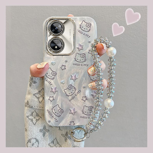 适用OPPOA系列爱心KT猫手机壳