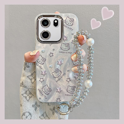 适用一加turbo6V爱心猫咪手机壳