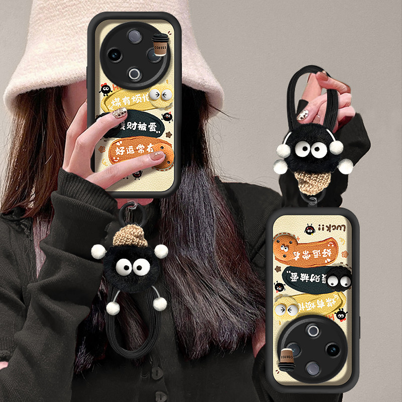 适用煤有烦恼vivoY300PRO手机壳Y500/Y200i保护套Y100专用Y78plus卡通77E全包76硅胶70s新款53s女52s防摔11/3