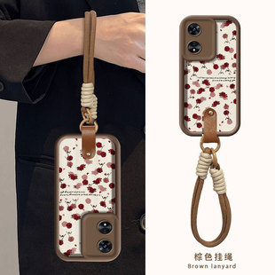 适用A6GT玫瑰碎花OPPOA5PRO手机壳A3iplus全包A2M专用A97高级感A96氛围93秋冬72新款 58X女55防摔11保护套94外