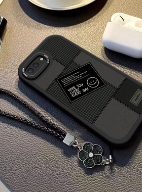 适用于OPPOR11网红手机壳创意格子笑脸炫酷北欧风R11S小羊皮硅胶保护套OPPOR11st全包边防摔软壳