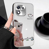 适用笑脸哈哈哈荣耀X70i手机壳X60pro电镀x50i 镜面x40GT专用x30少女x20se保护套x10男防摔honor潮牌全包爆款