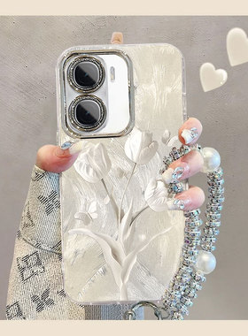 适用IQOONEO10手机壳NEO9SPRO+新款8电镀7竞速版羽纱6se郁金香5活力版小清新硅胶3潮流轻奢夏日女防摔保护套