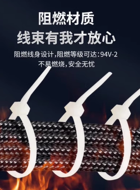 凯士士KSS尼龙扎带CV-635S 4.8×635mm 白色扎带 UL认证 100PCS