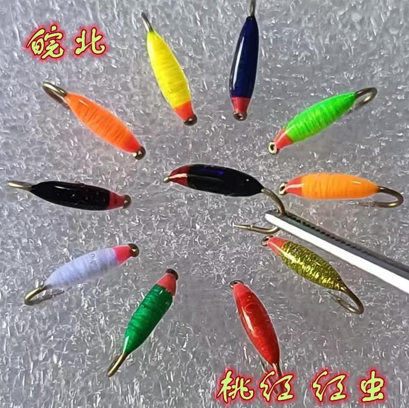 飞蝇钩纳米不伤线瓜子亮片路亚套装白条翘嘴微物专用仿生苍蝇钓饵