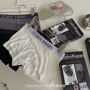 CalniKean男士小黑盒裸感透气60S莫代尔四角裤男平角内裤衩男底裤