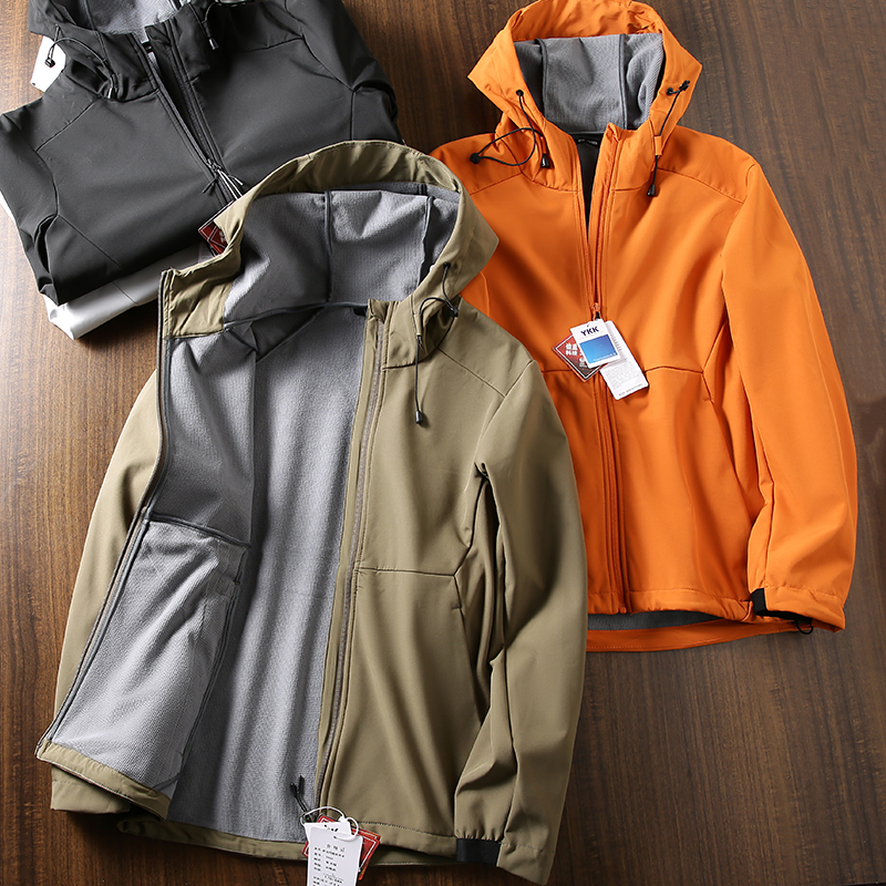 平替高货！男女同款！科技三防冲锋衣华夫格抓绒内里防风保暖外套