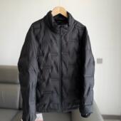 立领羽绒服外套 防风保暖户外休闲男士 全身压胶90白鸭绒 可做内胆