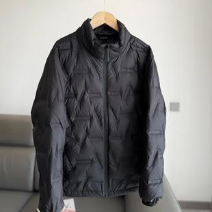 立领羽绒服外套 防风保暖户外休闲男士 全身压胶90白鸭绒 可做内胆