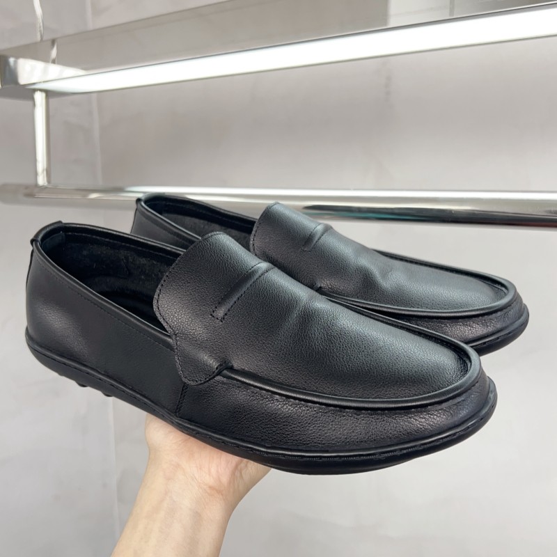 走商场订单！巨软！头层小牛皮！春夏男豆豆乐福鞋一脚蹬休闲皮鞋