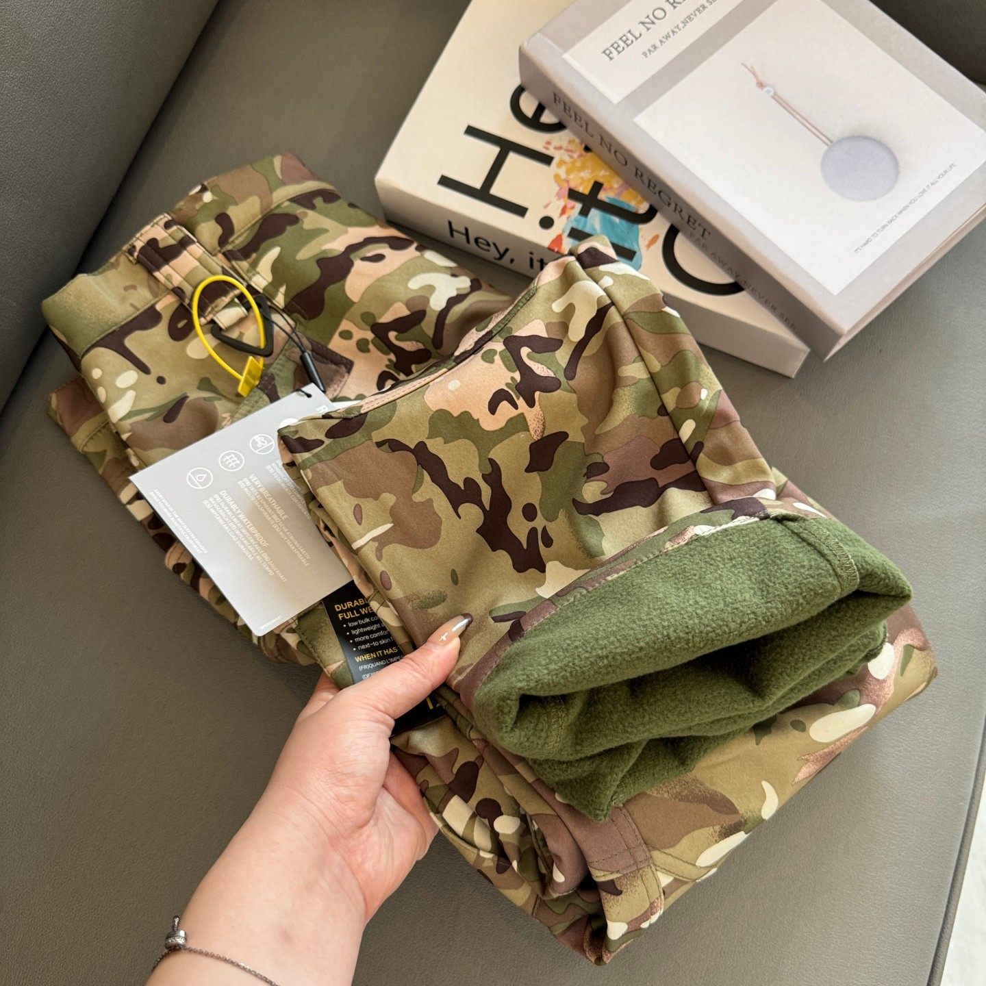 户外迷彩！软壳战术裤！秋冬男加绒机能防水多口袋工装运动休闲裤,男装,休闲裤,淘宝优惠券,粉丝福利购,淘宝优惠卷