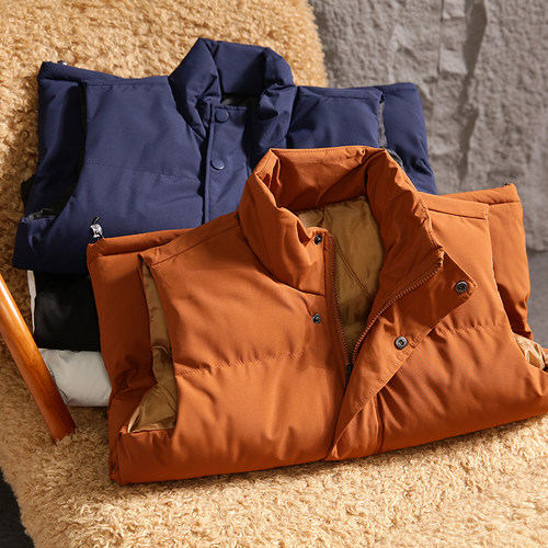 大捡漏！原398！秋冬男女情侣户外防风保暖加厚立领棉马甲外套 潮