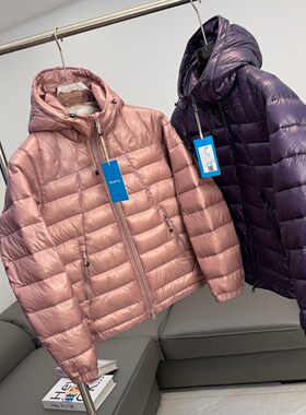 户外轻量化！女款排骨服！时尚亮色！秋冬防风保暖连帽棉服棉衣潮