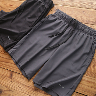 轻薄弹力透气排汗宽松休闲运动速干短裤 男式 夏季 仅0.12Kg