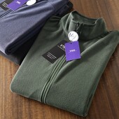 男立领套头抓绒衫 线下1600 户外平替DL轻量化科技面料 卫衣外套