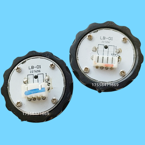 电梯按钮配件 LB-01圆形盲文按钮 LB01 红光 蓝光 白光 全新按键
