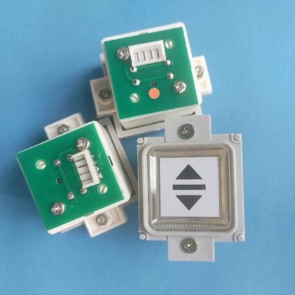 电梯配件电梯按钮BS34A按键 AO-2 BS34A电梯方形按钮适用奥的斯