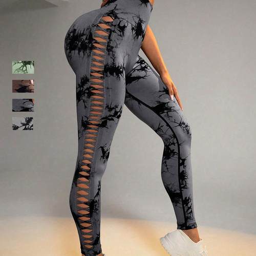 2025 breathable waist and hip lifting fitness yoga pants