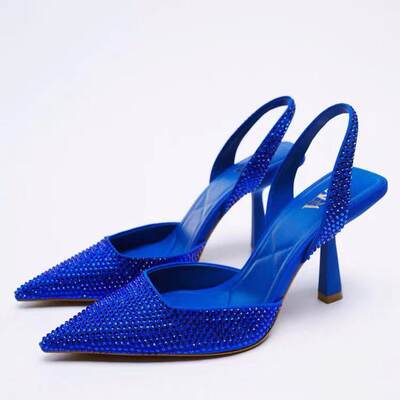 2023 Sandals Pointed High Heels Women's Shoes   高跟女鞋