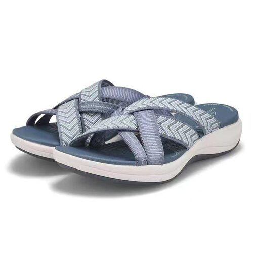 2025 Slope and Flyknit Cross Large Round Head Slippers