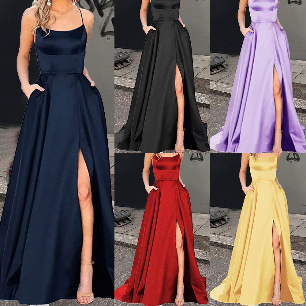 2024 Long Dress Fashion Evening Dress 时尚伴娘团晚礼服