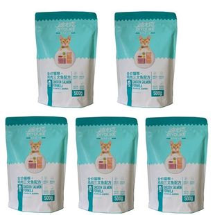 迪尤克猫粮500g×5袋鱼肉味精品成幼猫全期全阶段猫粮加菲猫