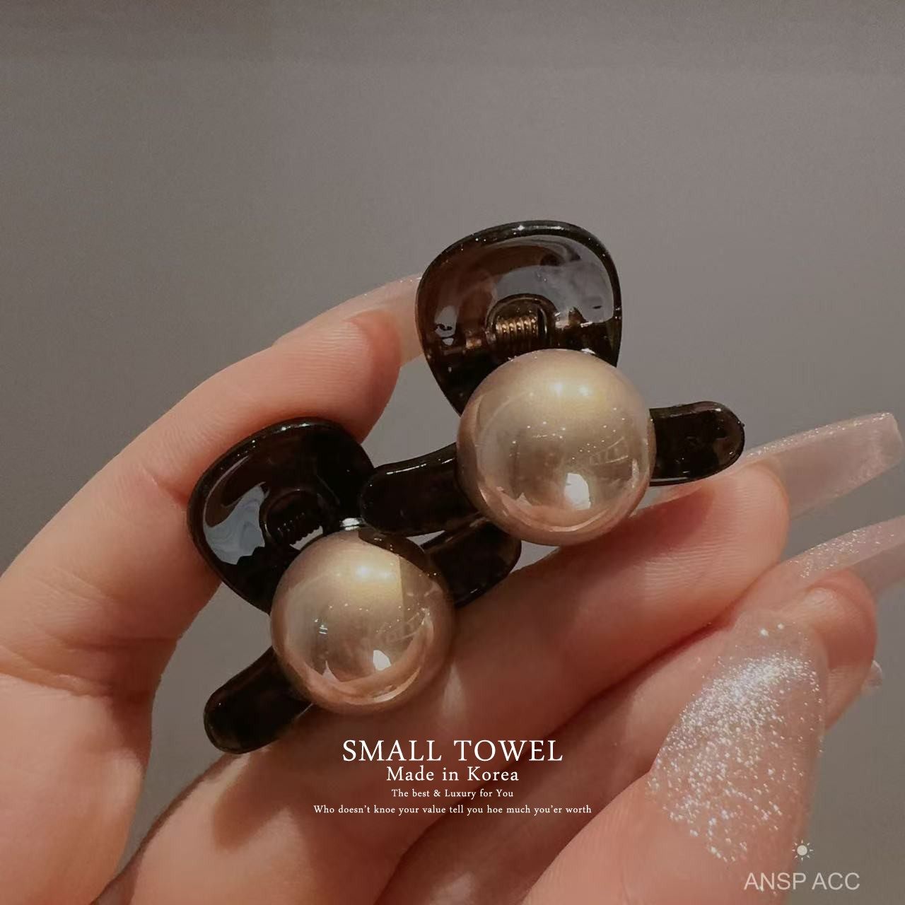 韩国东大门进口高级法式珍珠小号鲨鱼夹前额公主头对夹小抓夹发卡,饰品/流行首饰/时尚饰品新,发饰,淘宝优惠券,粉丝福利购,淘宝优惠卷