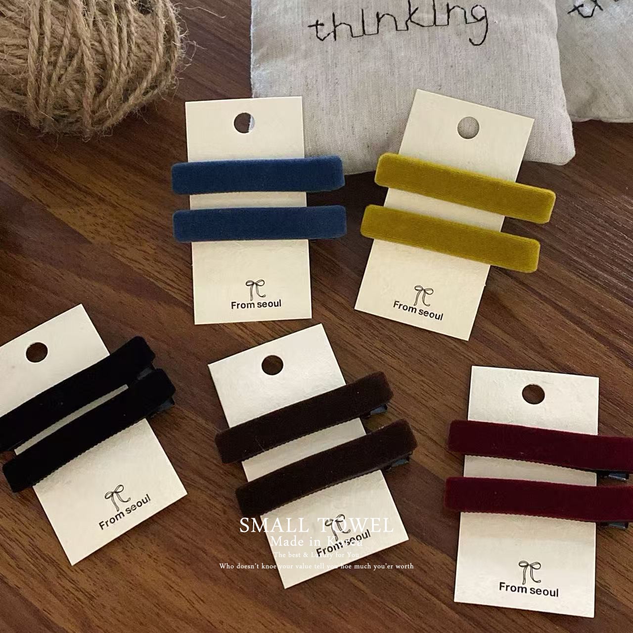 韩国2025秋冬新款高级植绒法式简约一字夹鸭嘴夹侧边夹发卡子头饰