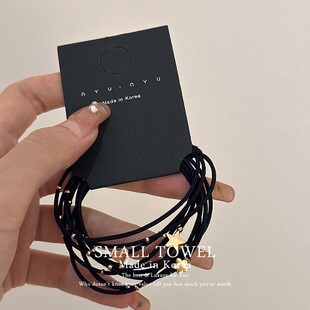 韩国东大门进口简约时尚 百搭爱心星星花朵发圈扎头发绳橡皮筋头饰